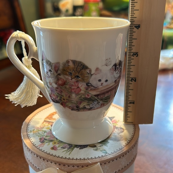 Kitty Cat Kitten Mug Cup with Gift Box New Never Used Delton Products - Picture 9 of 10